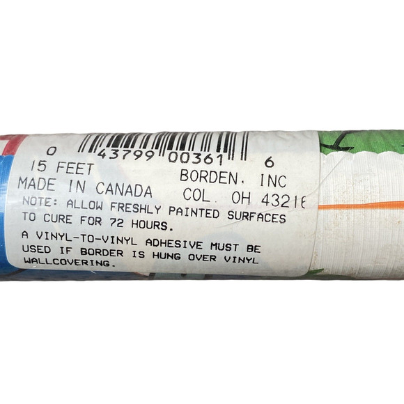 Sesame Street Vinyl Wall Border 15 Feet Prepasted Home Decor 2 Roll Set NEW - Picture 4 of 6